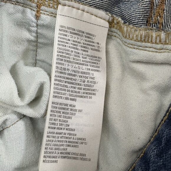 Hollister Men’s Distressed Straight Leg Jeans W34 L34 Medium Wash Button Fly - Picture 11 of 11